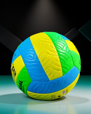 Dayanıklı Voleybol Topu Yumuşak Dokulu Dengeli Sekme Yapısı