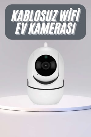 360° Full HD Akıllı Kamera Hareket Sensörlü Wifi Kamera Çocuk Güvenlik Kamerası -