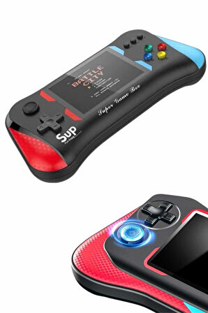500 Oyunlu Retro Sup Konsolu Taşınabilir Mini Gamepad 3,5 İnç Ekran
