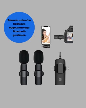 Tak ve Kullan Mikrofon - Gürültü Engelleyici -