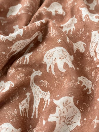Udenya Safari Müslin Kimono & Şort Takım I %100 Pamuk
