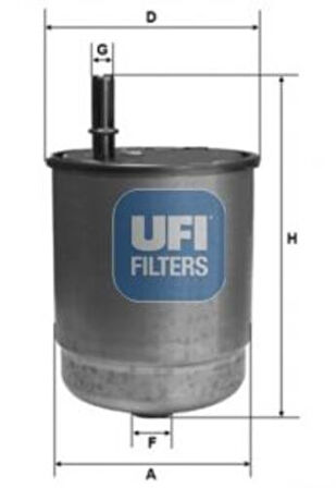 Ufı 24.160.00 Yakıt Filtresi