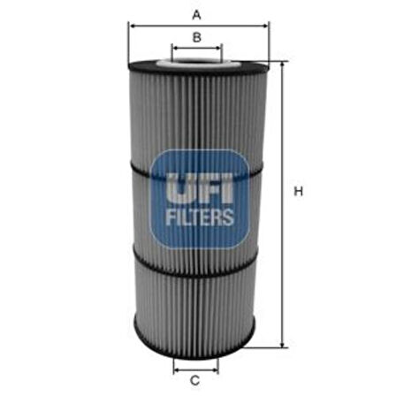 Ufı 25.156.00 Yağ Filtresi M-Benz Om 471 Motor Actros Mp4 Arocs Antos