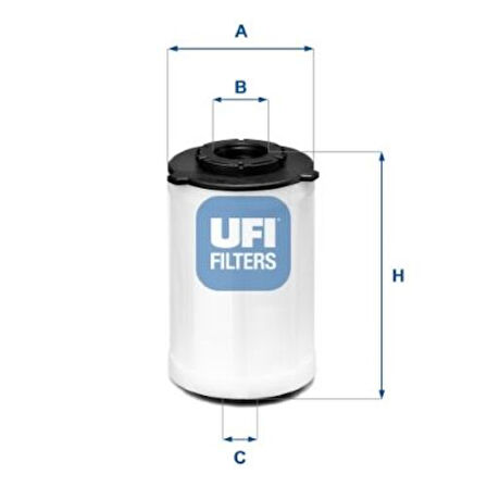 Ufı 26.H2O.03 Yakıt Filtresi Boxer Jumper III 2.0Hdı 15> Oe