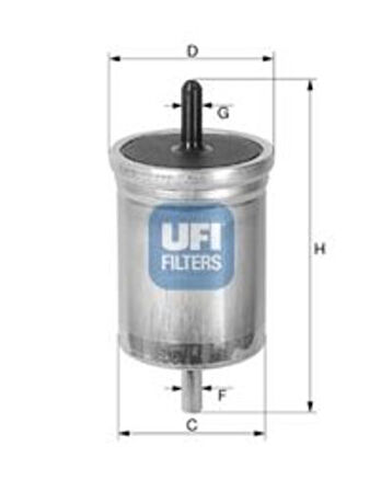 Ufı 31.514.00 Yakıt Filtresi