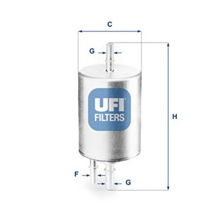Ufı 31.831.00 Yakıt Filtresi