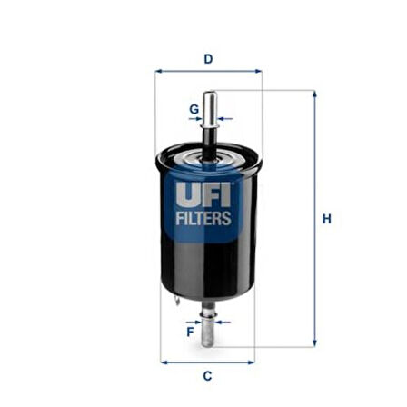 Ufı 31.843.00 Yakıt Filtresi