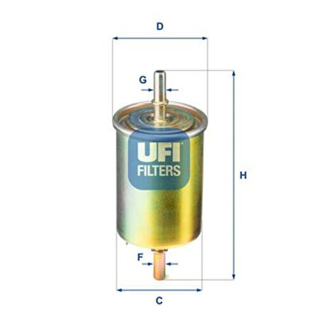 Ufı 31.850.00 Yakıt Filtresi