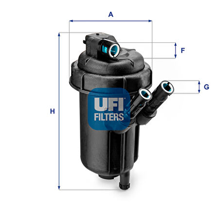 YAKIT FİLİTRE KUTUSU (CORSA-C 1.3) 813036UFI