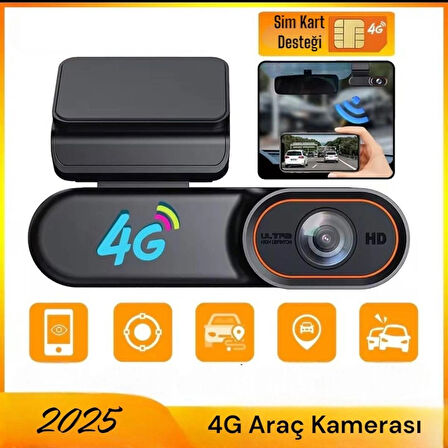 Sim Kart Destekli Araç Kamerası GPS Ve Konum Özelliği