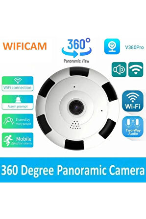 360 Görüşlü Hd Görüntü Ve Gece Görüşlü Smart Wifi Kamera