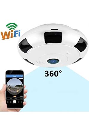 360 Görüşlü Hd Görüntü Ve Gece Görüşlü Smart Wifi Kamera