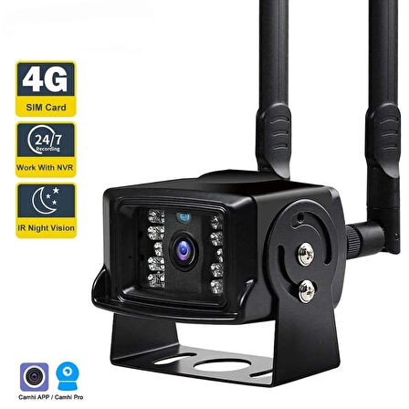 4G Çelik Kasa 12Volt Güvenlik Kamerası