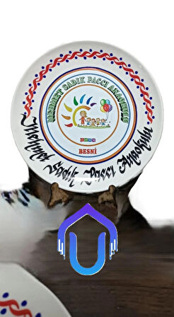 Kişiye Özel Porselen Tabak Hata Sanatı(Siparişinizdeki İsim Yazılacaktır)