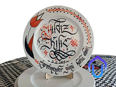 Kişiye Özel Porselen Tabak Hata Sanatı(Siparişinizdeki İsim Yazılacaktır)