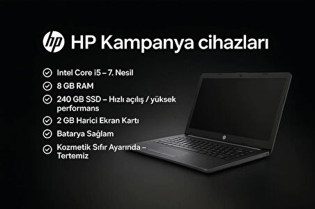 HP 250 G6 İ5 7.Nesil(Yenilenmiş 240GBSSD)
