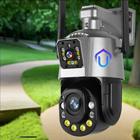 İcsee 6 MP Çift Kameralı 36X Optik Zoom Büyük Kasa PTZ Wifi Kamera