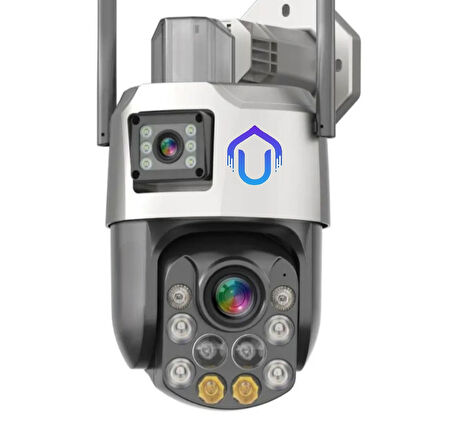 İcsee 6 MP Çift Kameralı 36X Optik Zoom Büyük Kasalı PTZ Wifi Kamera