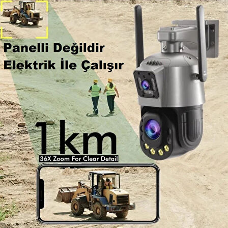 4G Modemli Kamera 2 Sİ Bir Arada Üretim