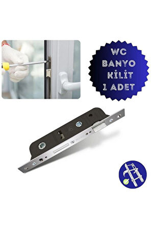 Pvc Pimapen Wc(TUVALET)/banyo Kapı Kilit 35 Mm/16 Lama 