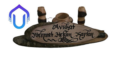 Kişiye Özel El İşi Masa İsimligi (Siparişteki İsminiz Yazılır)