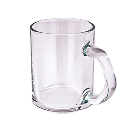 Süblimasyon Şeffaf Cam Kupa Bardak - Kişiye Özel