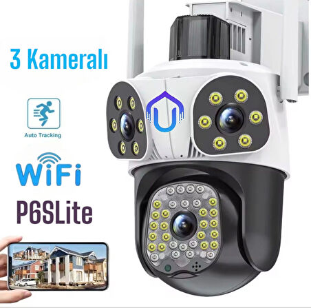 P6Slite 3 Kameralı Wifi Smart Kamera