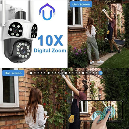 P6Slite 3 Kameralı Wifi Smart Kamera