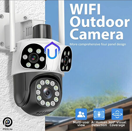 P6Slite 3 Kameralı Wifi Smart Kamera