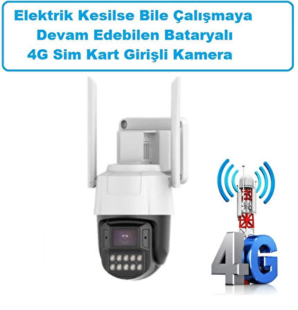 Şarjlı Ve Elektrikli 4G Sim Kartlı Güvenlik Kamerası P6SLite Yazılım