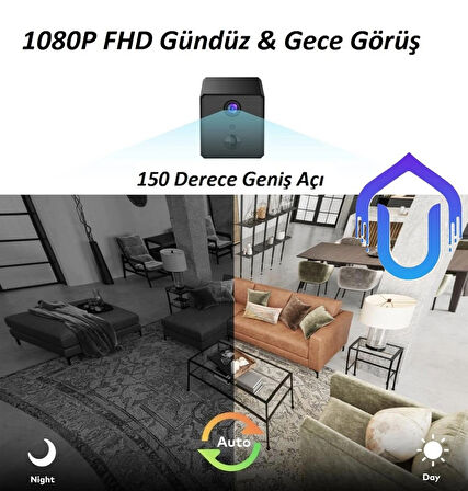 PIR Sensörlü Mikro Şarjlı 1080P Full HD WiFi Kamera - Hayalet Kızılötesi Gece Görüşlü 4G SIMKARTLI