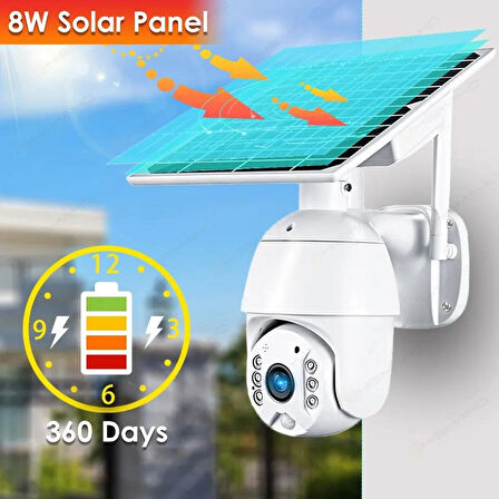 4G Solar Kamera Metal Kasa