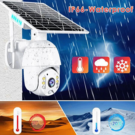 4G Solar Kamera Metal Kasa