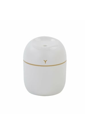 SAYARMRKT Mini Hava Nemlendirici Aromaterapi Beyaz 20W Sessiz Çalışma LED Işıklı