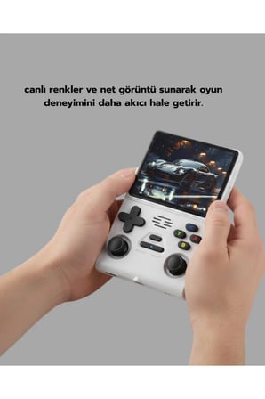 SAYARMRKT M18 Retro Oyun Konsolu Beyaz HDMI Kablosuz Kontrolcü