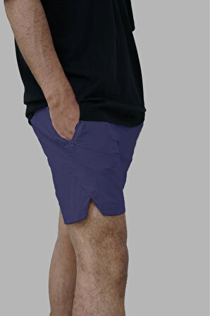 Lacivert Unisex Fitness ve Gym Şortu