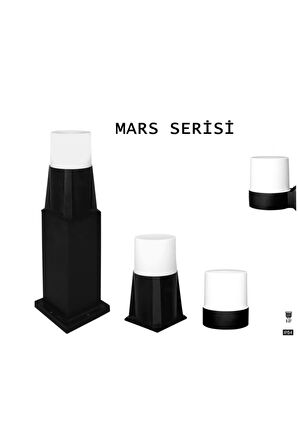 Mars Tavan - Set Üstü Bahçe Lambası Zita Bahçe Aydınlatması 19 Cm Bahçe Armatürü 220v Ip54