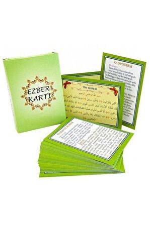 Hızır Dua Ezber Kartları (50 Kart) Arapça - Türkçe