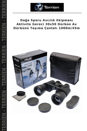 Doğa Sporu Avcılık Ekipmanı Aktivite Gereci 30x50 Dürbün Av Dürbünü Taşıma Çantalı 1000m/45m