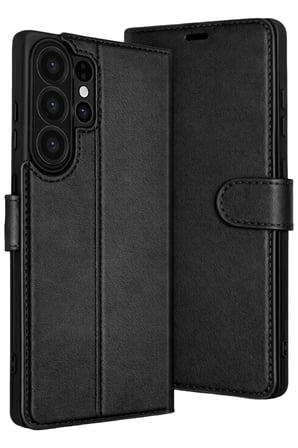 Newface Samsung Galaxy S26 Ultra Trend S Plus Kapaklı Kılıf - Siyah