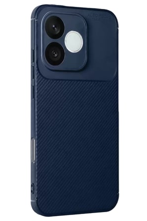 Newface Huawei Honor 600 Lite Auto Focus Karbon Kapak - Lacivert