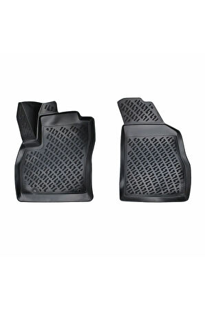 Fiat Fiorino Dizel PANELVAN (2 Parça) Uyumlu 2018 Araca Özel Tasarım 3D Havuzlu Paspas