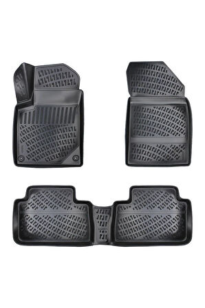 Peugeot 407 2005 Araca Özel Tasarım 3D Havuzlu Paspas