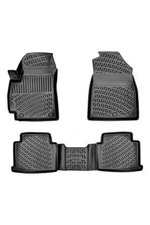 Kia Seltos USA 2024 Araca Özel Tasarım 3D Havuzlu Paspas