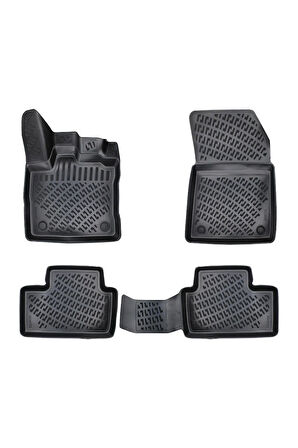 Renault Captur 2024 Araca Özel Tasarım 3D Havuzlu Paspas