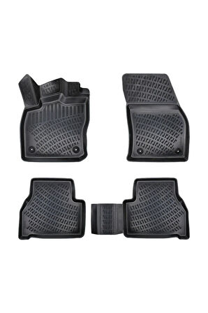 Ford Connect 2024 Araca Özel Tasarım 3D Havuzlu Paspas