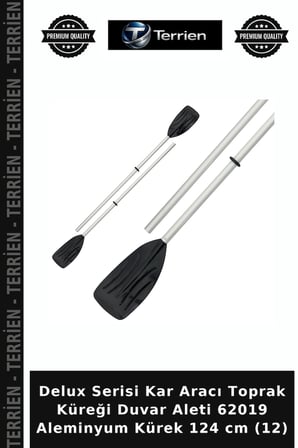 Delux Serisi Kar Aracı Toprak Küreği Duvar Aleti 62019 Aleminyum Kürek 124 cm (12)