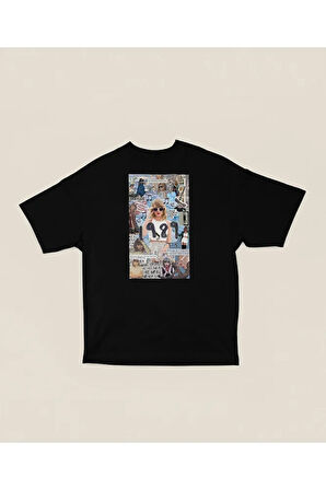 T. S. 1989 Baskılı Unisex Oversize Şarkıcı Taylor Swift Tişört