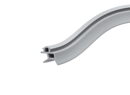 Contacall Kalın fitil PVC Kapı Pencere Contası Pvc Doğrama Fitili Kalın Model 7 mm 25 Metre Gri UK03