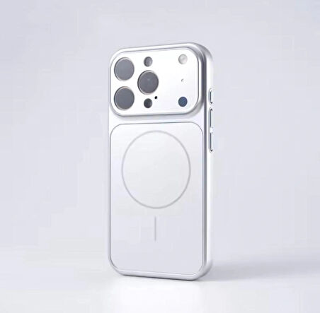 Apple iPhone 11 Uyumlu MagSafe Kılıf – 17 Pro Max Kamera Görünümlü Lens Korumalı Kapak